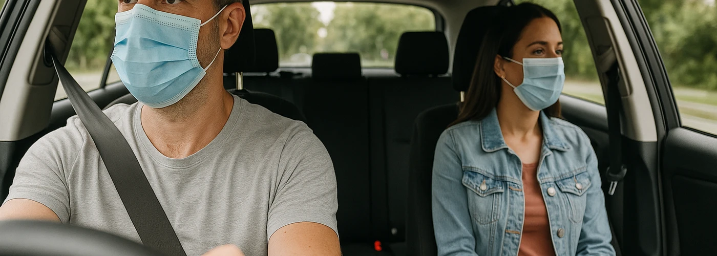 Social Distancing Behind the Wheel