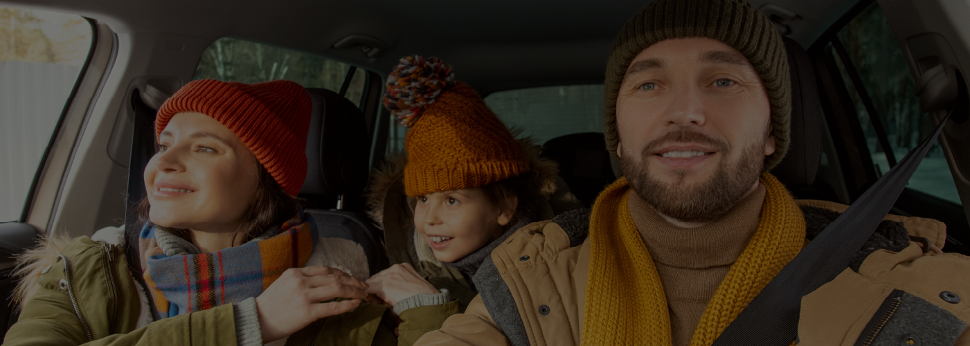 Family in vehicle