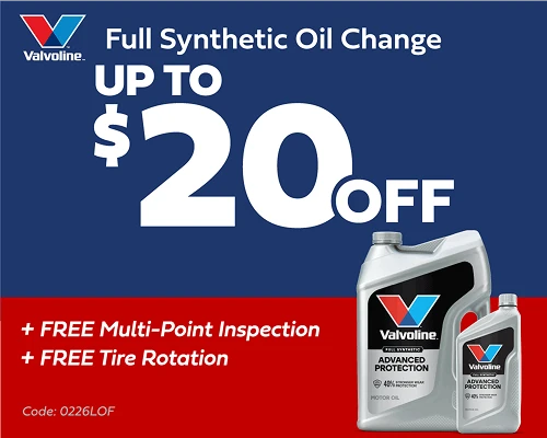 Cash Back on Oil Changes
