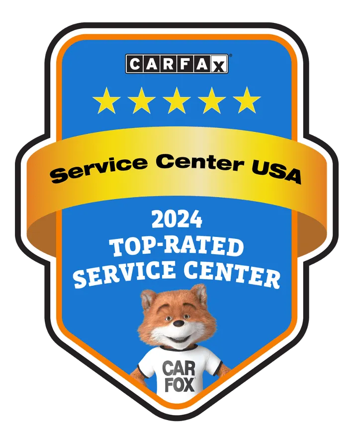 Carfax 2024 Top-Rated Service Center award