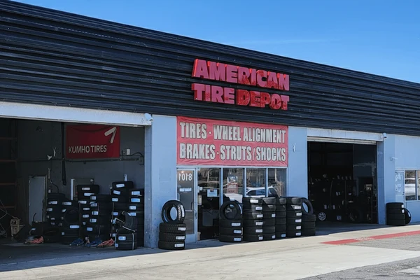 American Tire Depot Location at 8101 Orangethorpe Ave Buena Park, CA 90621-3853 Store Front