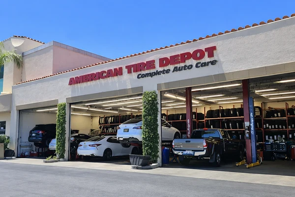American Tire Depot Location at 3060 Main St Irvine, CA 92614-5976 Store Front