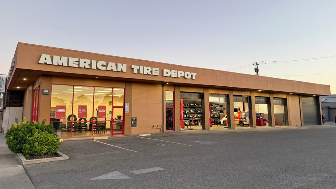 American Tire Depot Location at 200 S D St Madera, CA 93638-3735 Store Front