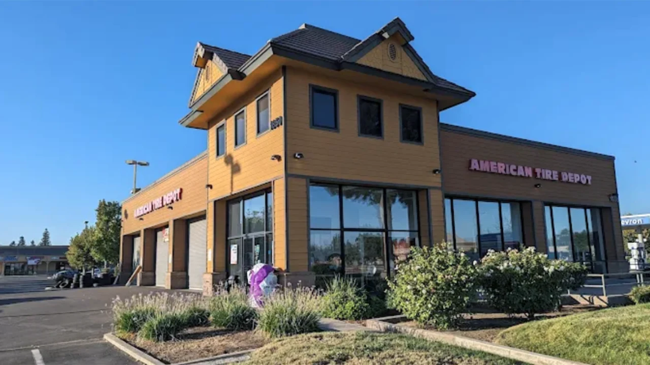 American Tire Depot Location at 1850 Shaw Ave Clovis, CA 93611-4000 Store Front
