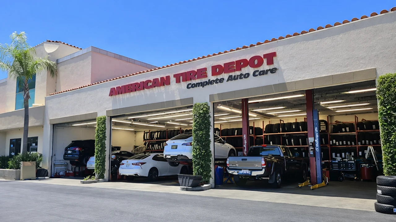 American Tire Depot Location at 3060 Main St Irvine, CA 92614-5976 Store Front