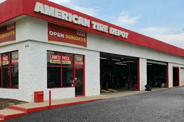 American Tire Depot Location at 410 W Colton Ave Redlands, CA 92374-3108 Store Front