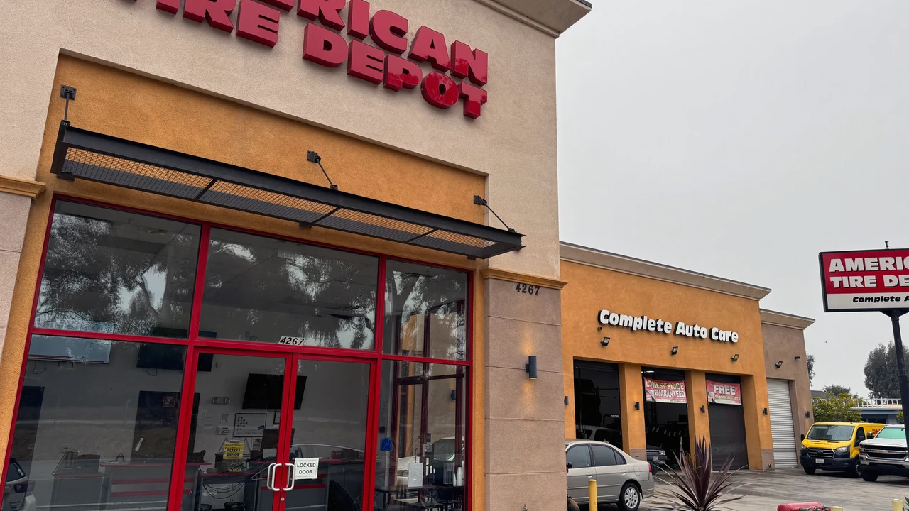 American Tire Depot Location at 4267 State St Santa Barbara, CA 93110-1818 Store Front