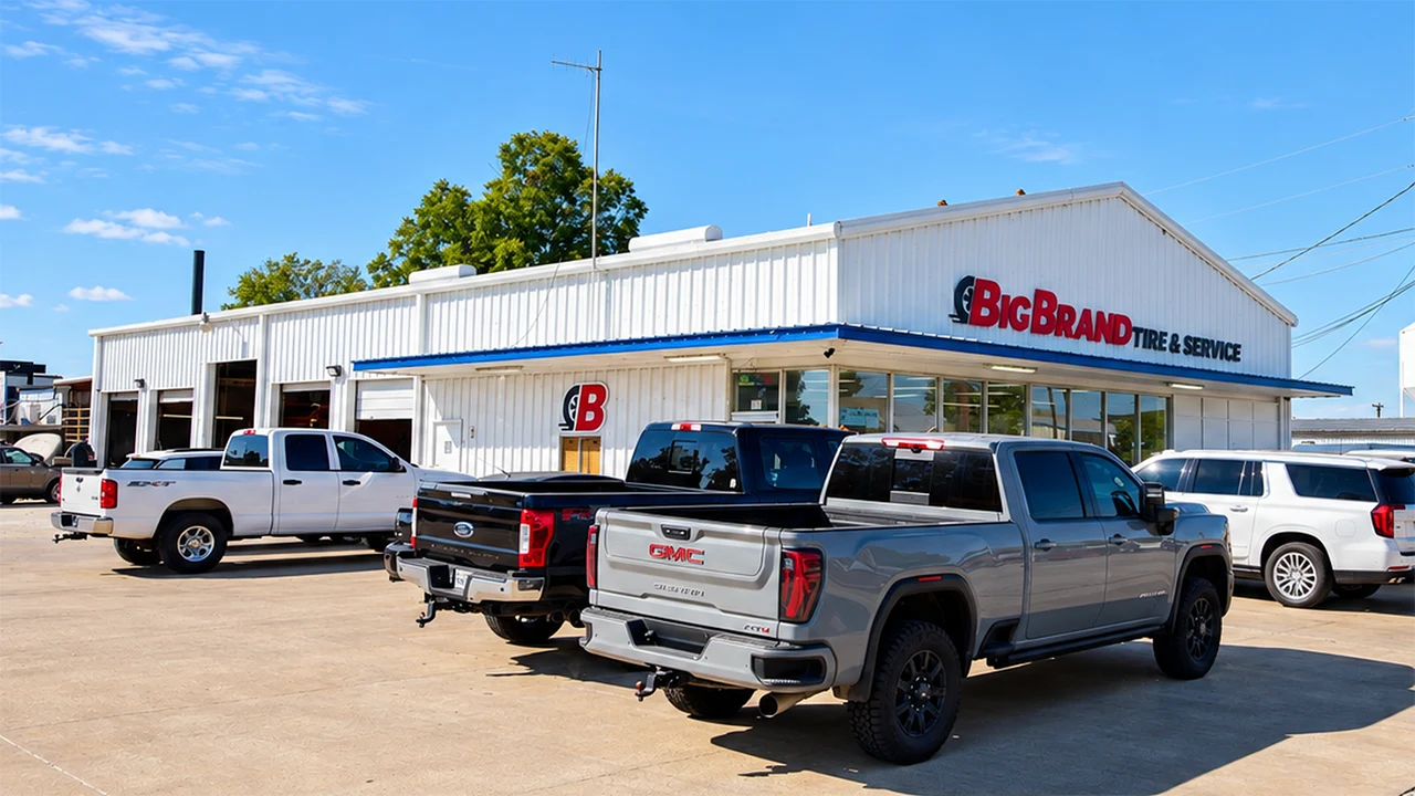 Big Brand Tire & Service Location at 506 W. Broadway Street Gainesville, TX 76240-3820 Store Front