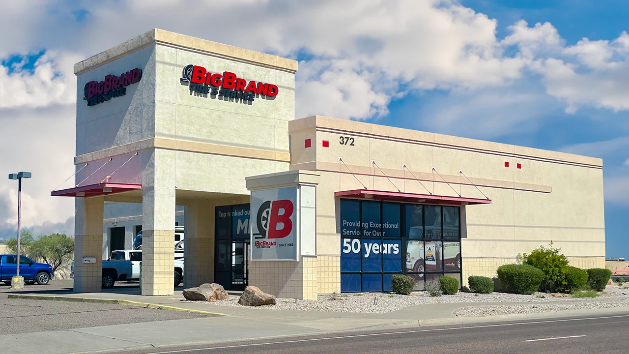Big Brand Tire & Service Location at 3720 East Baseline Road Mesa, AZ 85206-4408 Store Front