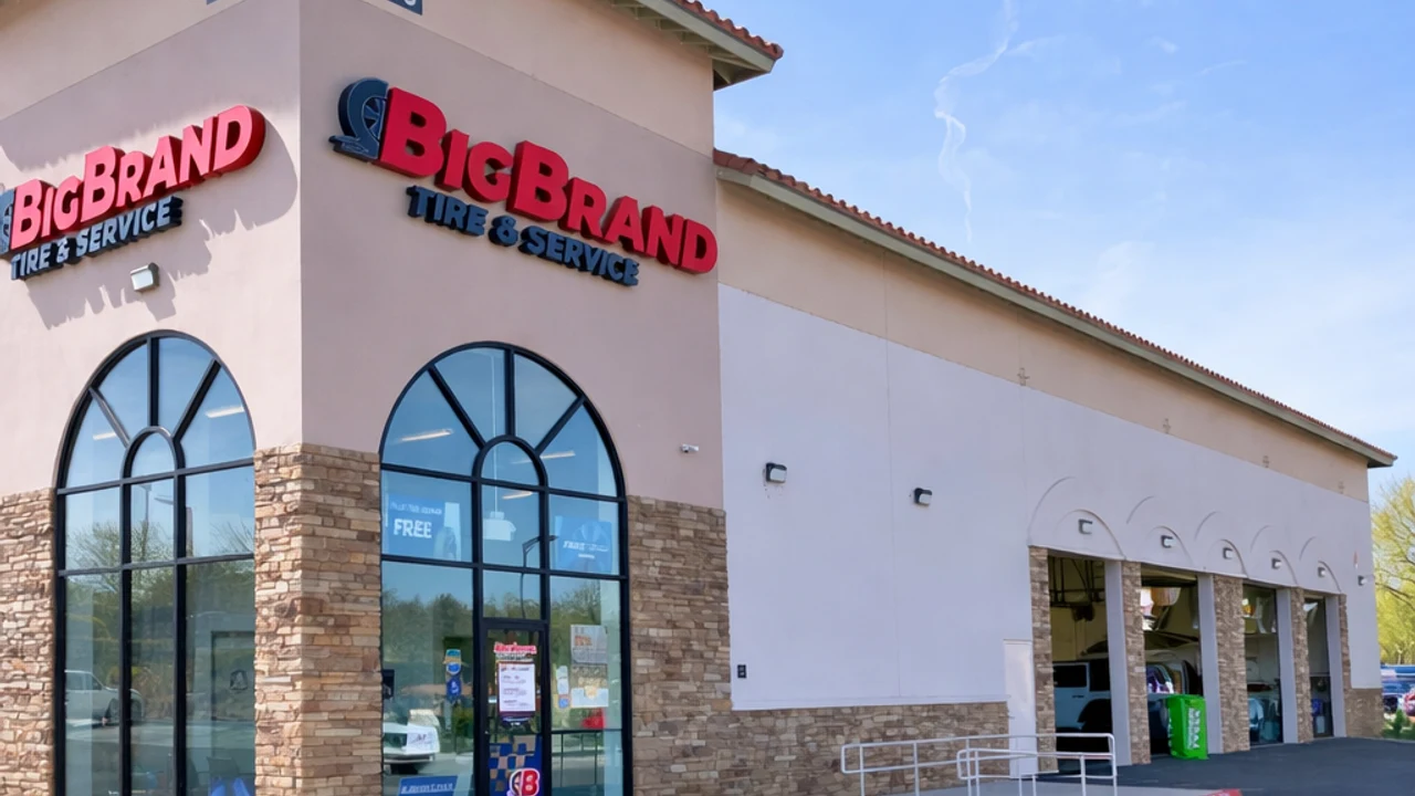 Big Brand Tire & Service Location at 39550 Murrieta Hot Springs Road Murrieta, CA 92563-7711 Store Front