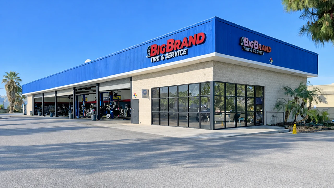 Big Brand Tire & Service Location at 1631 West Redlands Boulevard Redlands, CA 92373-8025 Store Front