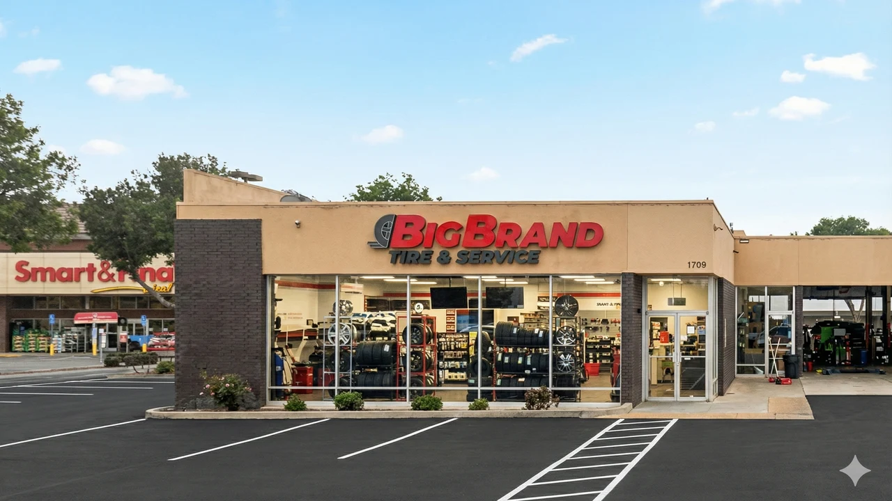 Big Brand Tire & Service Location at 1709 South Broadway Santa Maria, CA 93454-7603 Store Front