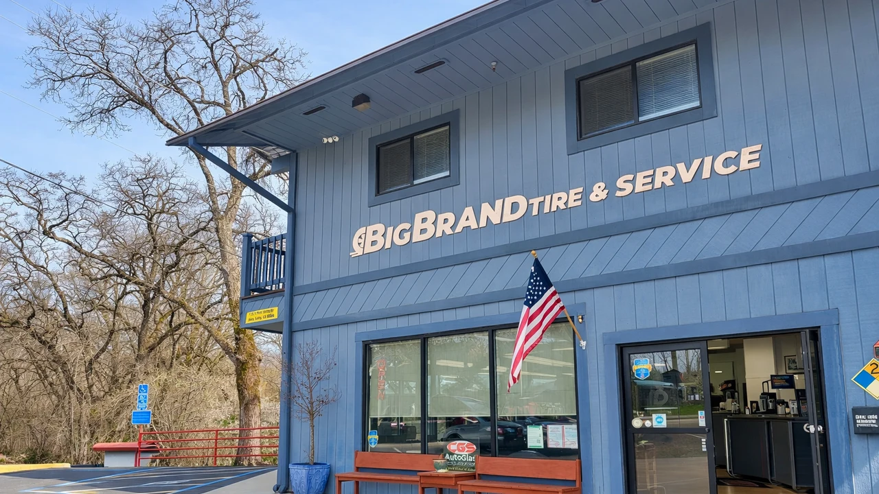 Big Brand Tire & Service Location at 17317 Penn Valley Drive Penn Valley, CA 95946-9340 Store Front