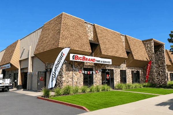 Big Brand Tire & Service Location at 3687 Old Santa Rita Rd Pleasanton, CA 94588-3469 Store Front
