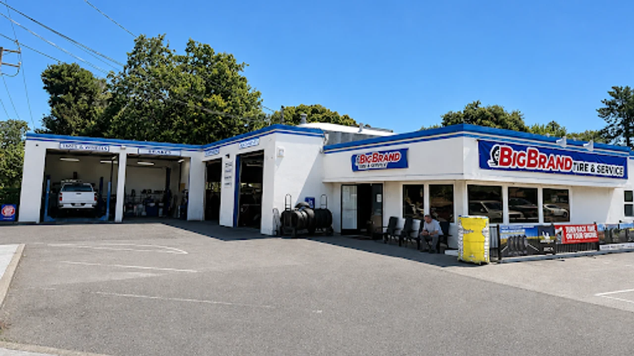 Big Brand Tire & Service Location at 7090 Redwood Blvd Novato, CA 94945- Store Front