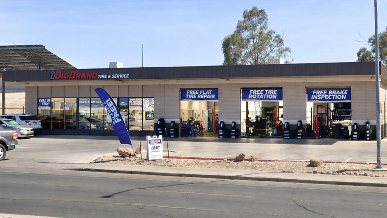 Big Brand Tire & Service Location at 7140 East Golf Links Road Tucson, AZ 85730-1107 Store Front