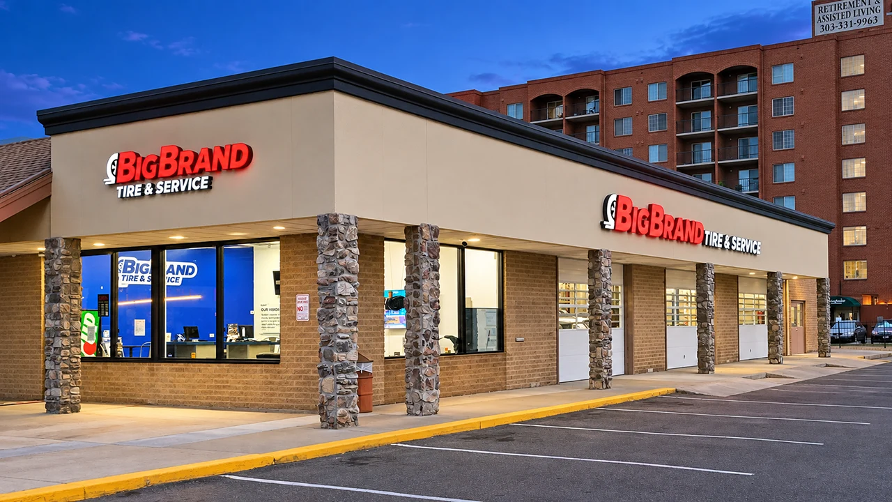 Big Brand Tire & Service Location at 909 S Oneida St Denver, CO 80224 Store Front