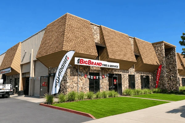 Big Brand Tire & Service Location at 3687 Old Santa Rita Rd Pleasanton, CA 94588-3469 Store Front