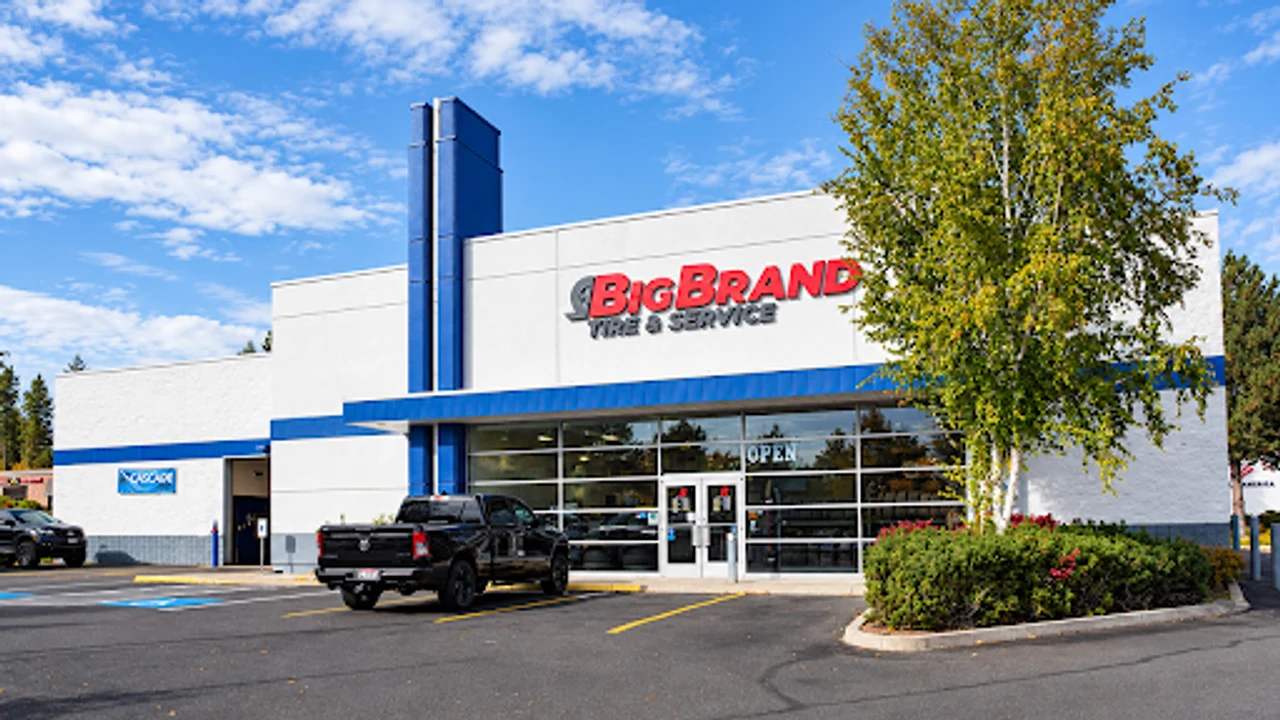 Big Brand Tire & Service Location at 200 W Hanley Ave Suite Coeur D'Alene, ID 83815-6703 Store Front