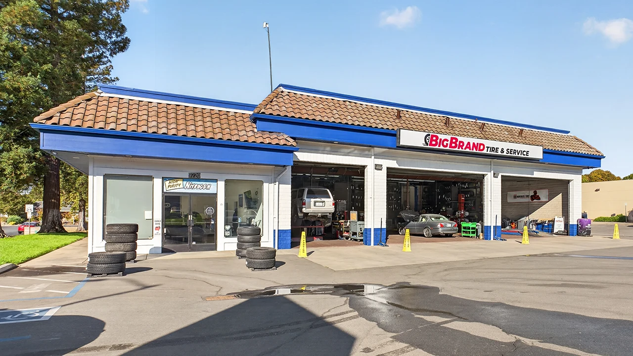 Big Brand Tire & Service Location at 9720 Elk Grove Florin Rd Elk Grove, CA 95624-2202 Store Front