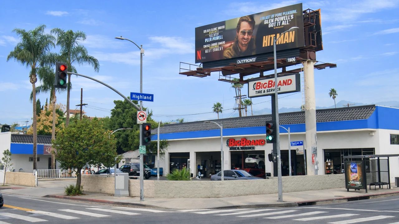 Big Brand Tire & Service Location at 1301 North Highland Avenue Los Angeles, CA 90028-7608 Store Front