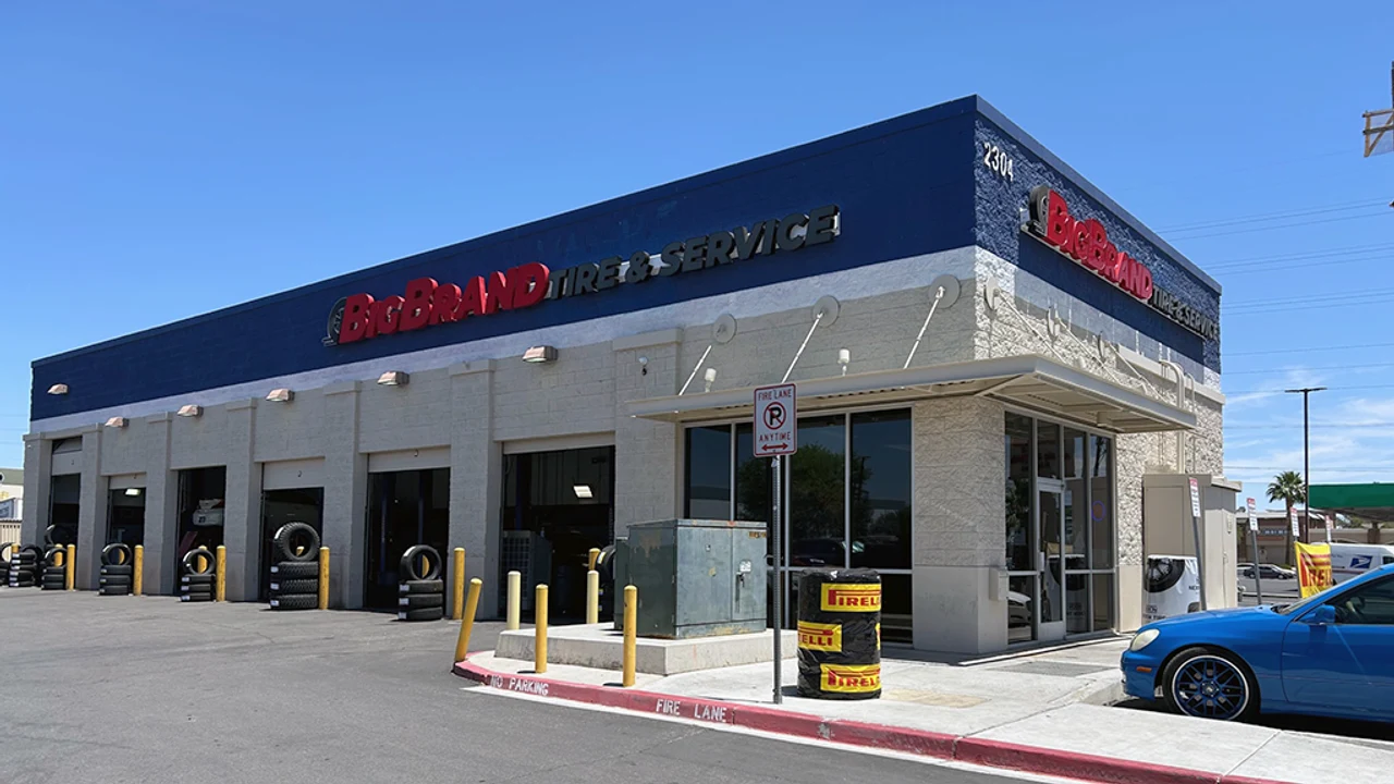 Big Brand Tire & Service Location at 2304 East Craig Road Las Vegas, NV 89030-3382 Store Front
