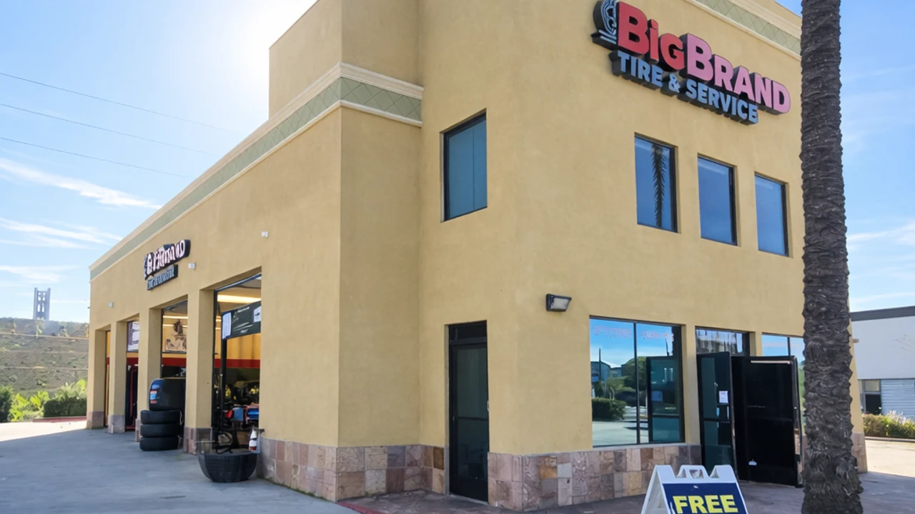 Big Brand Tire & Service Location at 1000 Ontario Mills Drive Ontario, CA 91764-5227 Store Front