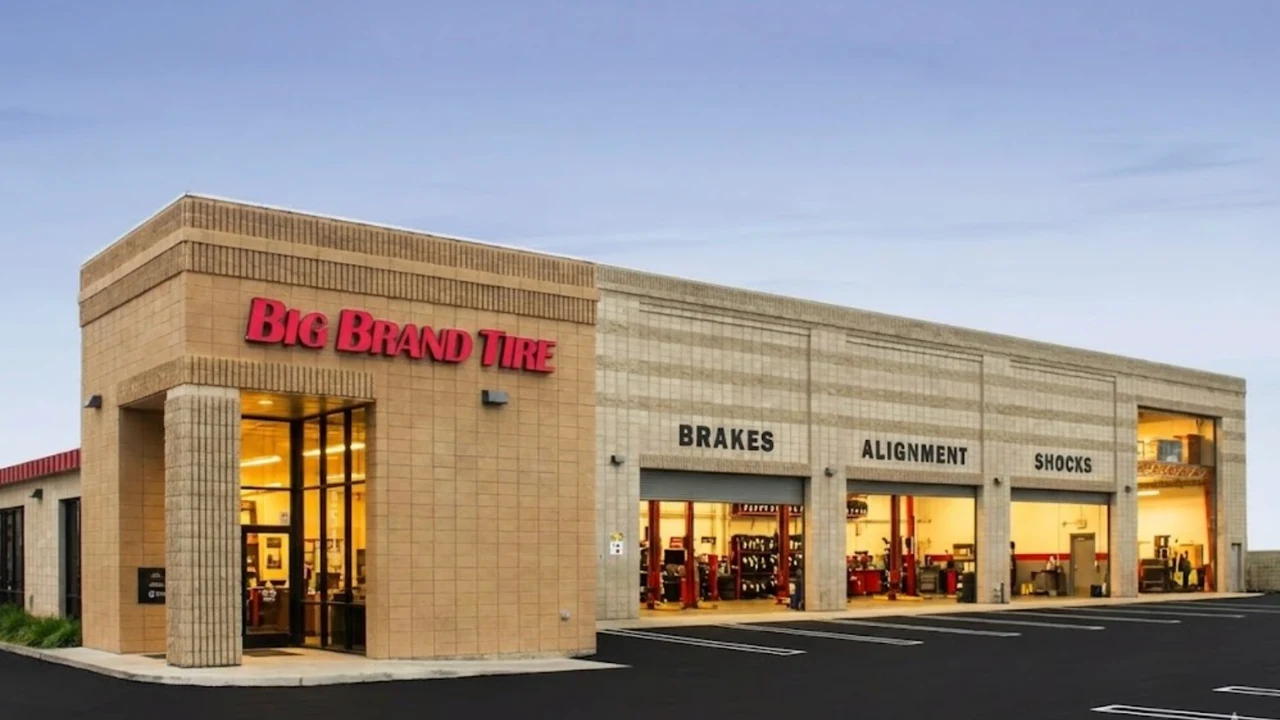 Big Brand Tire & Service Location at 9513 Rosedale Highway Bakersfield, CA 93312-2147 Store Front