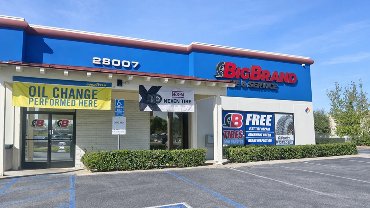 Big Brand Tire & Service Location at 28007 Jefferson Avenue Temecula, CA 92590-6610 Store Front