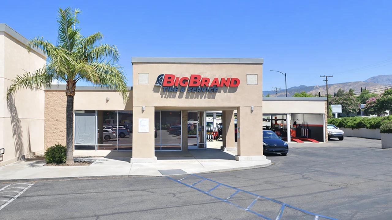 Big Brand Tire & Service Location at 34470 Yucaipa Boulevard Yucaipa, CA 92399-2412 Store Front