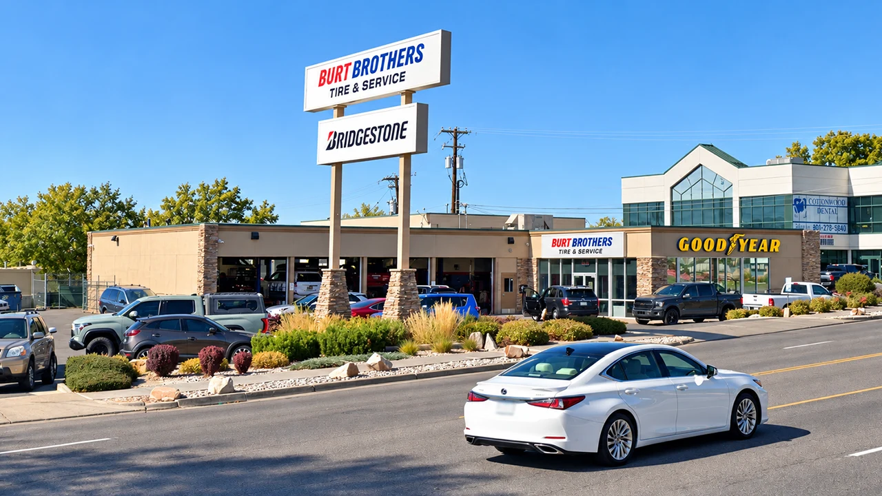 Burt Brothers Tire & Service Location at 4712 S Highland Dr Salt Lake City, UT 84117-5115 Store Front
