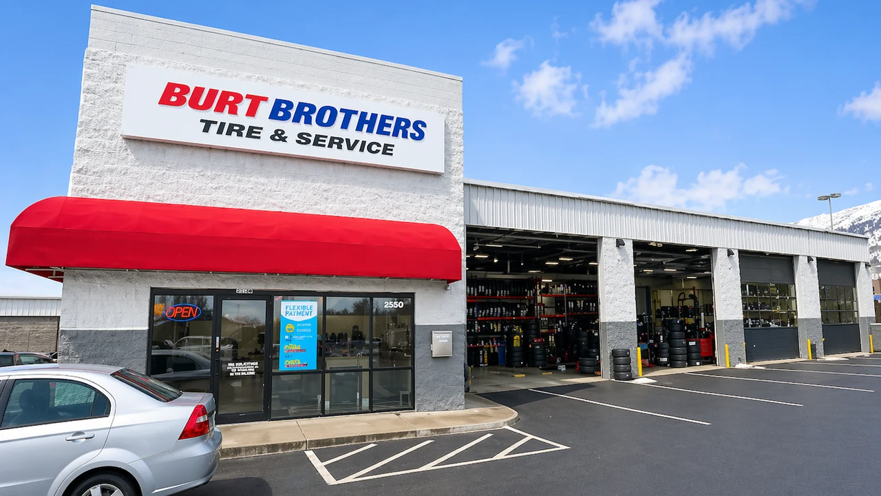 Burt Brothers Tire & Service Location at 220 W Parrish Ln Centerville, UT 84014-1856 Store Front