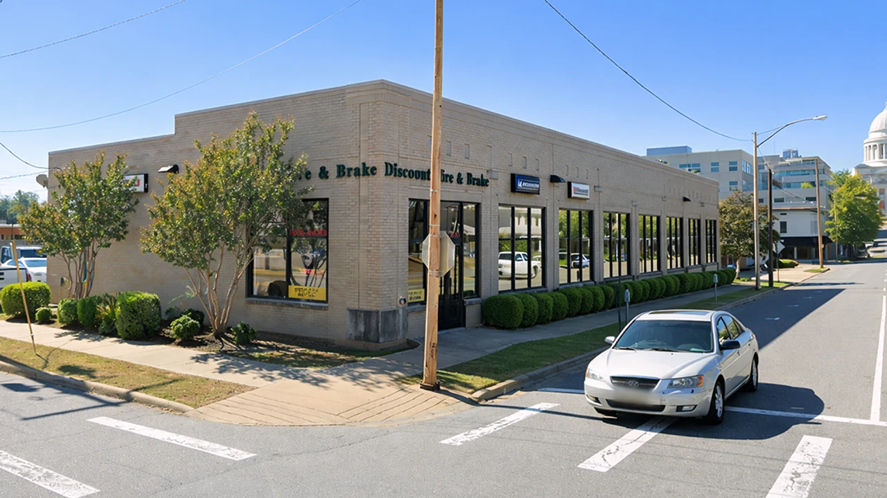 Discount Tire & Brake Inc. Location at 1201 West Capitol Avenue Little Rock, AR 72201 Store Front