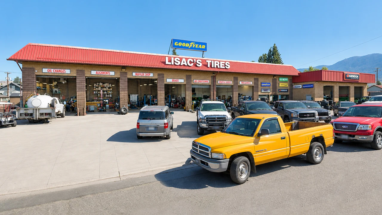 Lisac's Tire Location at 2109 Yale Ave Butte, MT 59701-3874 Store Front