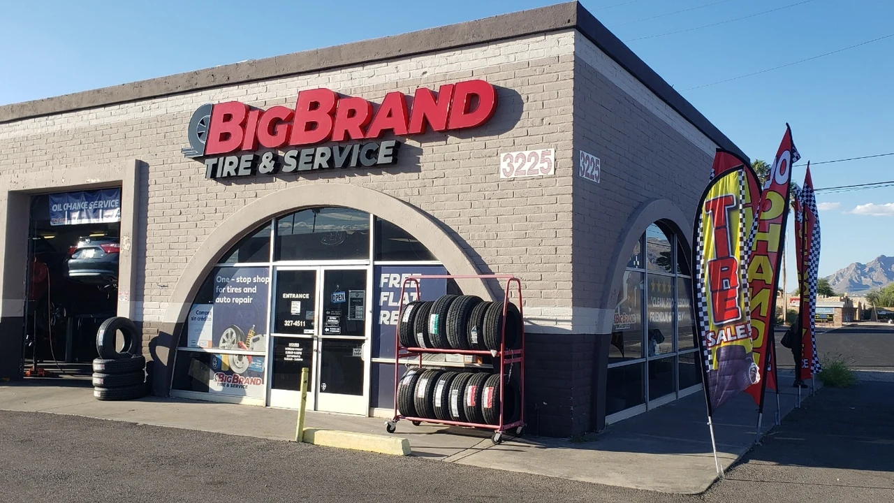Big Brand Tire & Service Location at 3225 North Campbell Avenue Tucson, AZ 85719-2304 Store Front