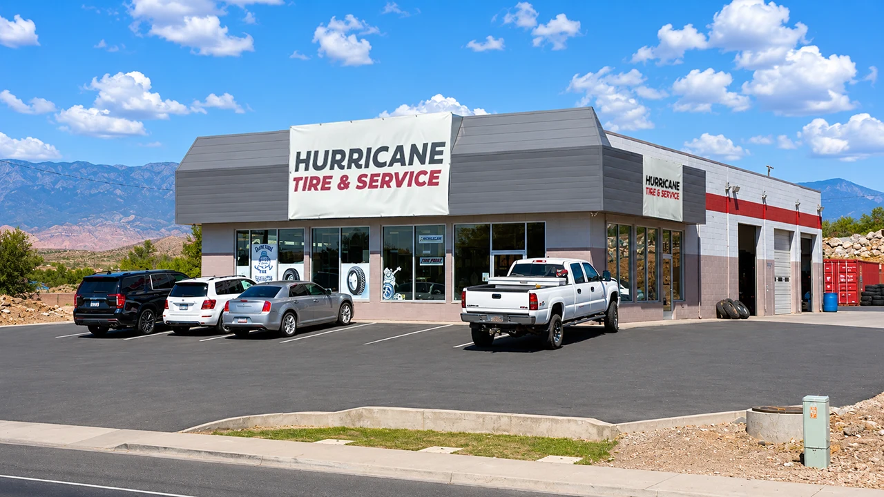 Hurricane Tire Location at 848 W State St Hurricane, UT 84737-3432 Store Front