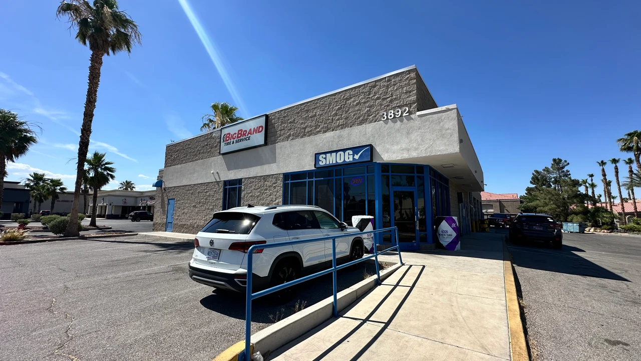Big Brand Tire & Service Location at 3892 East Sunset Road Las Vegas, NV 89120-3917 Store Front