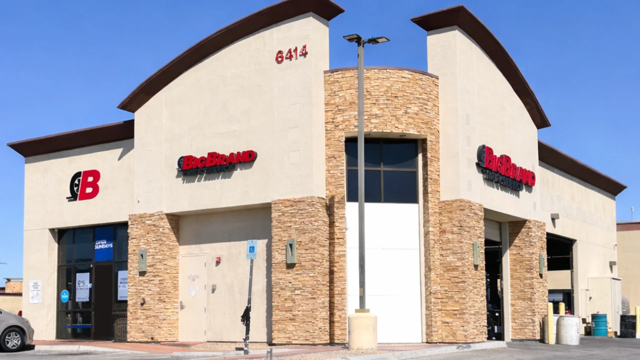 Big Brand Tire & Service Location at 6414 Losee Road Las Vegas, NV 89086-0100 Store Front
