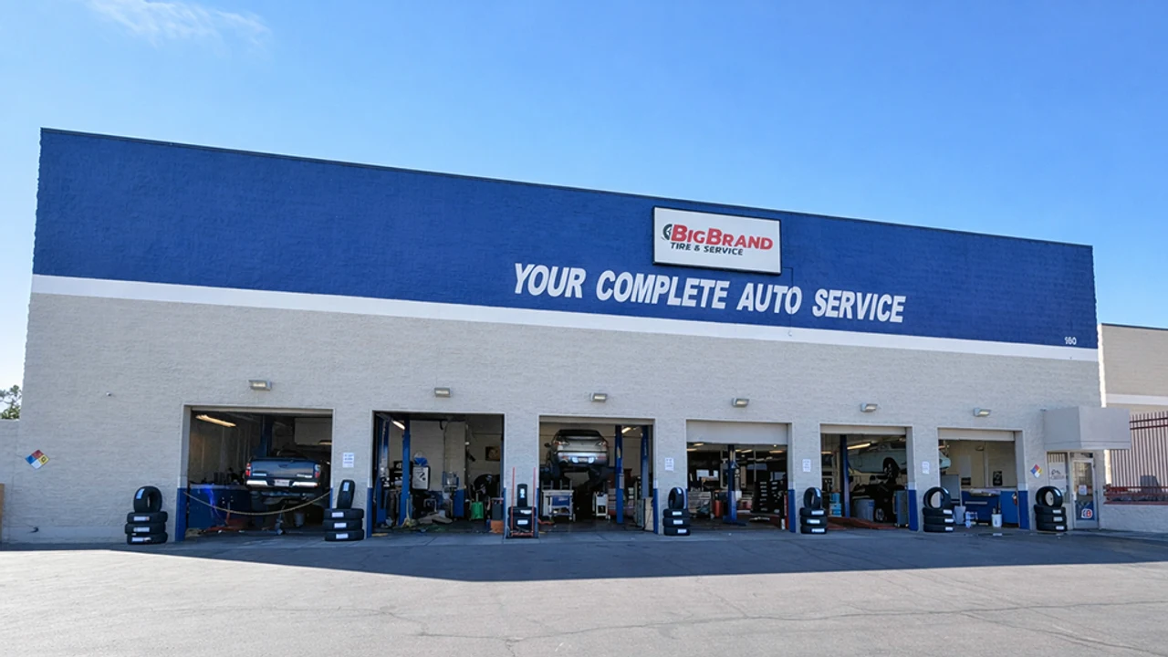 Big Brand Tire & Service Location at 7501 West Washington Avenue Las Vegas, NV 89128-4329 Store Front