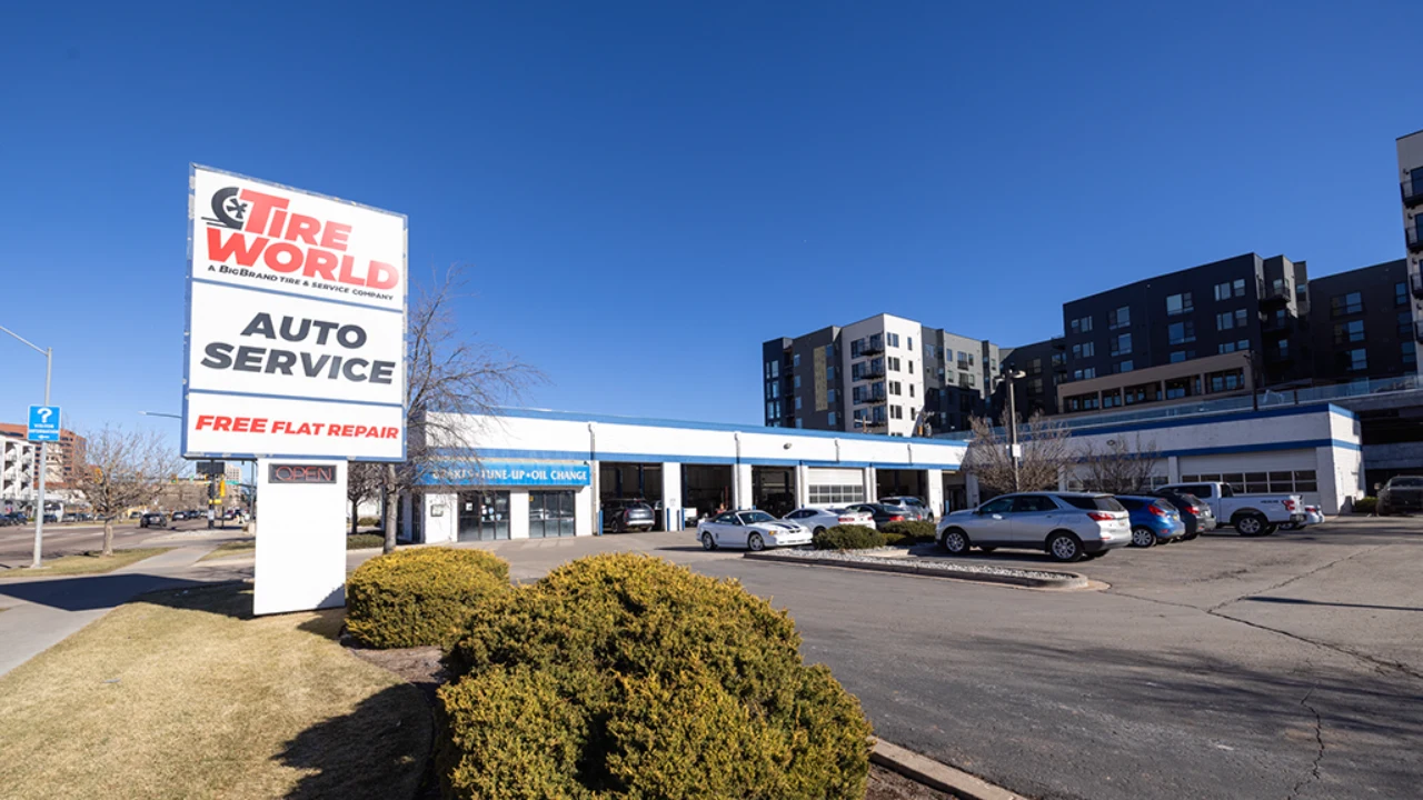 Tire World Auto Repair Location at 509 South Nevada Avenue Colorado Springs, CO 80903-3922 Store Front