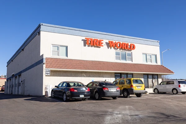 Tire World Auto Repair Location at 4420 Centennial Boulevard Colorado Springs, CO 80907-3703 Store Front