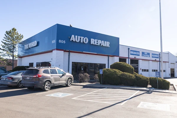 Tire World Auto Repair Location at 805 Cheyenne Meadows Road Colorado Springs, CO 80906-4929 Store Front